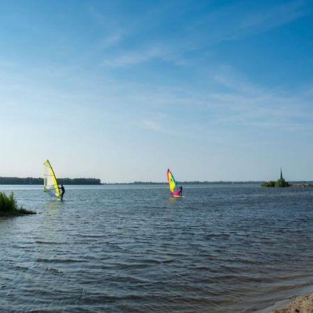 Luxus Cube Meerblick Veluwemeer Am Strand In Erster Reihe Hulshorst Bagian luar foto