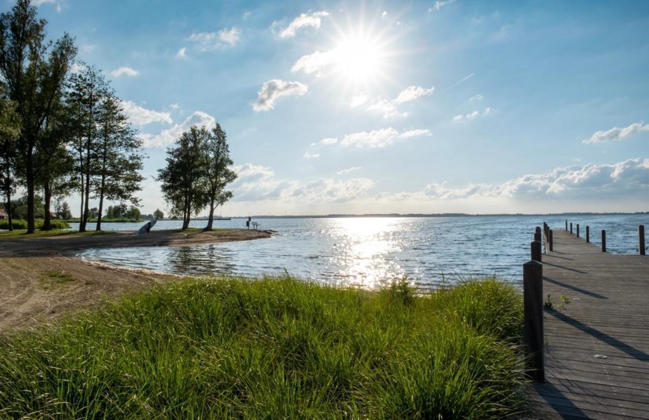 Luxus Cube Meerblick Veluwemeer Am Strand In Erster Reihe Hulshorst Bagian luar foto