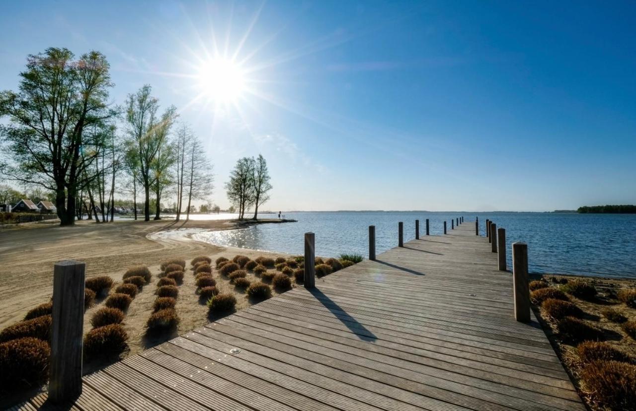 Luxus Cube Meerblick Veluwemeer Am Strand In Erster Reihe Hulshorst Bagian luar foto