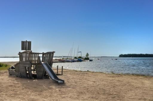 Luxus Cube Meerblick Veluwemeer Am Strand In Erster Reihe Hulshorst Bagian luar foto